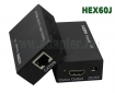 HEX60J FullHD HDMI hosszabbt (extender)<br> Cat6 kbelen 60m